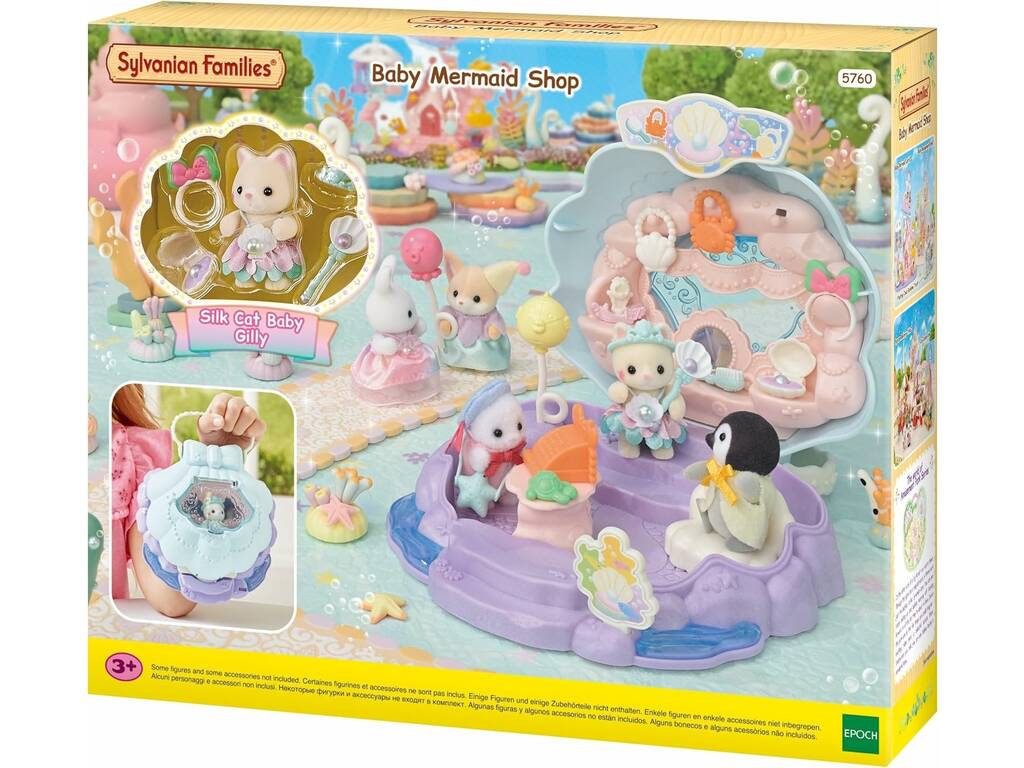 Sylvanian Families Tienda De Las Sirenas de Epoch para imaginar 5760