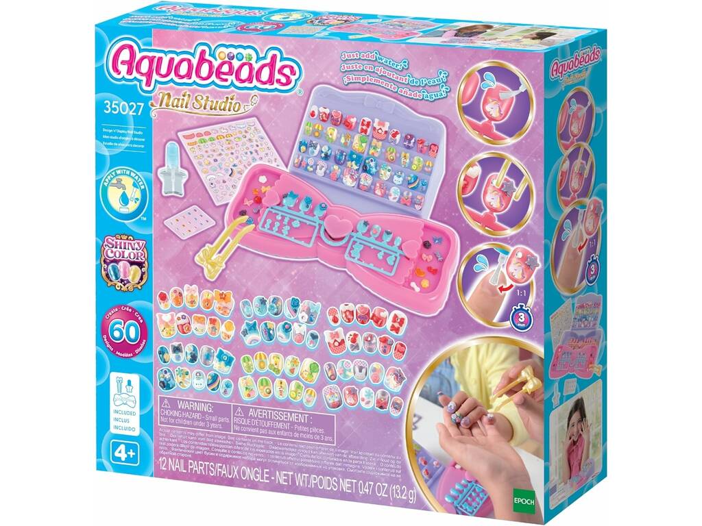 Aquabeads Nail Studio Unghie da decorare Epoch Para Imaginar 35027