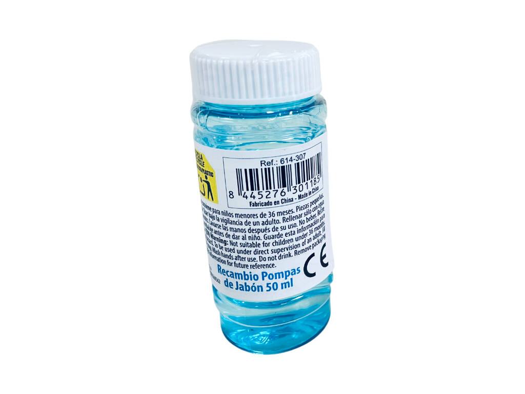 Bouteille de recharge pour bulles de savon 50 ml