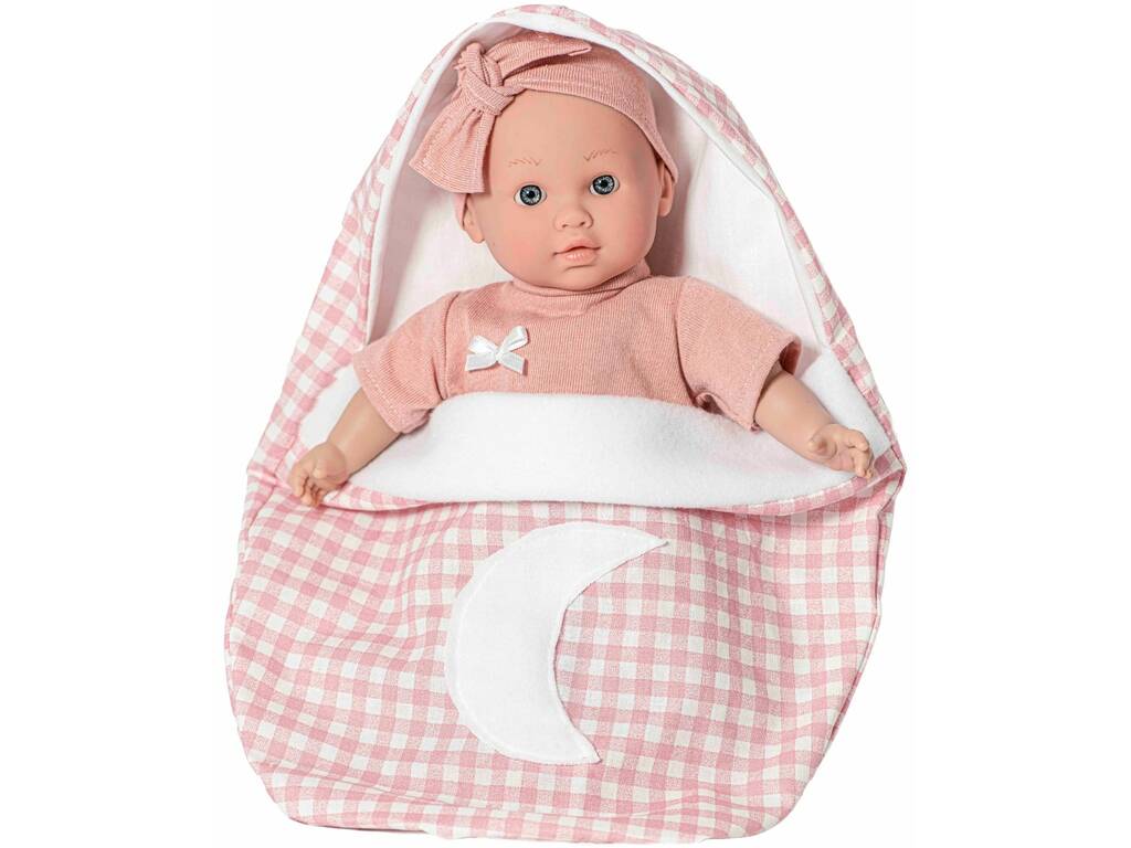 40 cm große Neugeborenen-Puppe Lara mit Geräuschen und Sack.