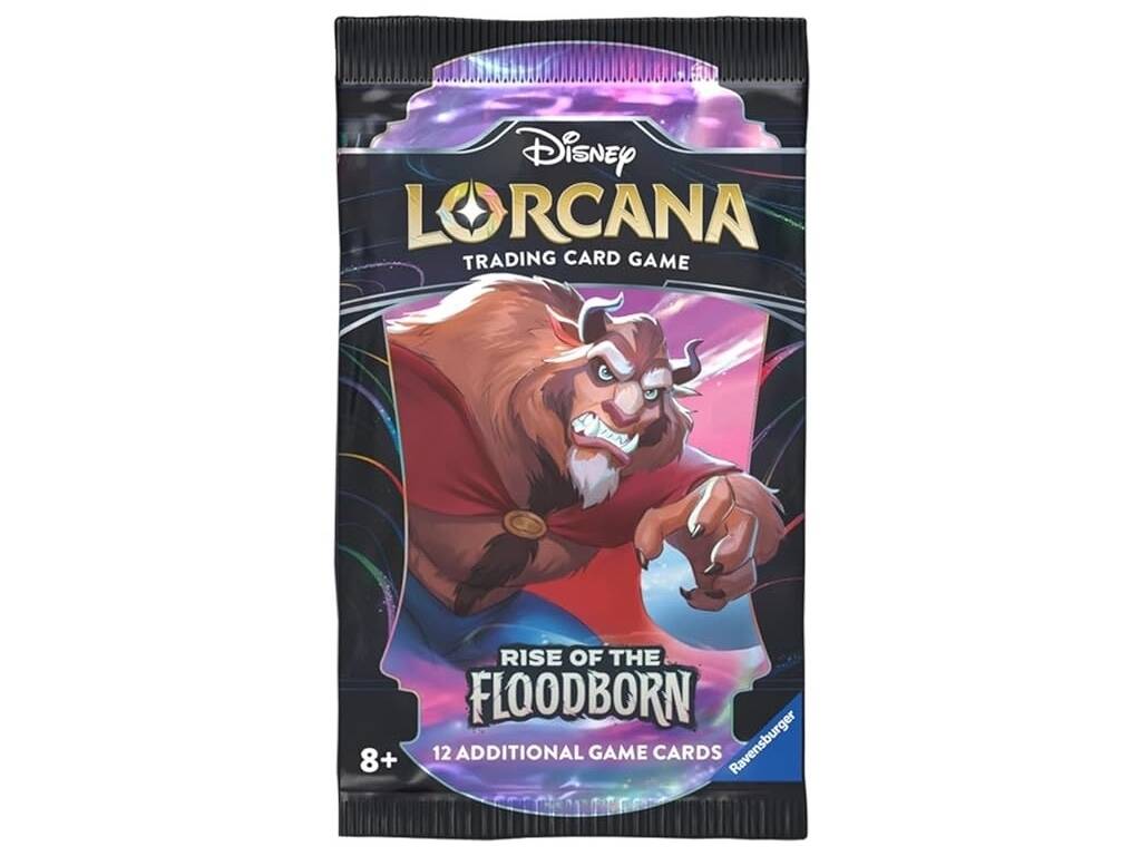 Disney Lorcana TCG Sobre con 12 Cartas Rise Of The Floodborn