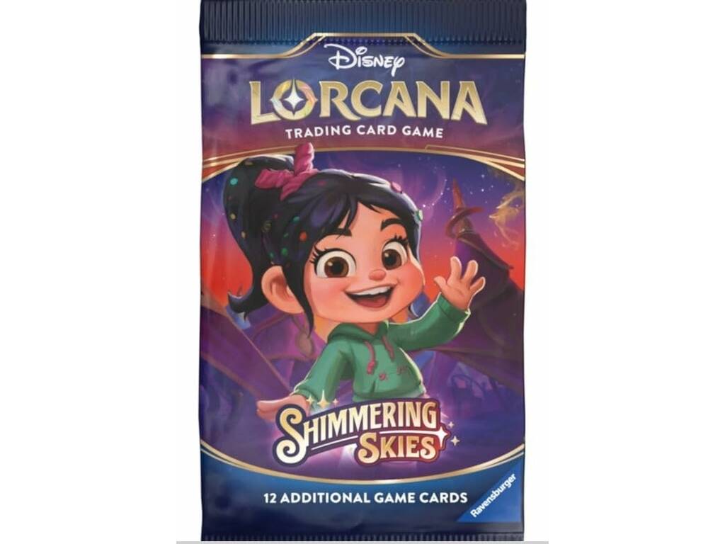 Disney Lorcana TCG Sobre con 12 Cartas Shimmering Skies