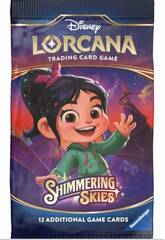 imagen Disney Lorcana TCG Sobre con 12 Cartas Shimmering Skies