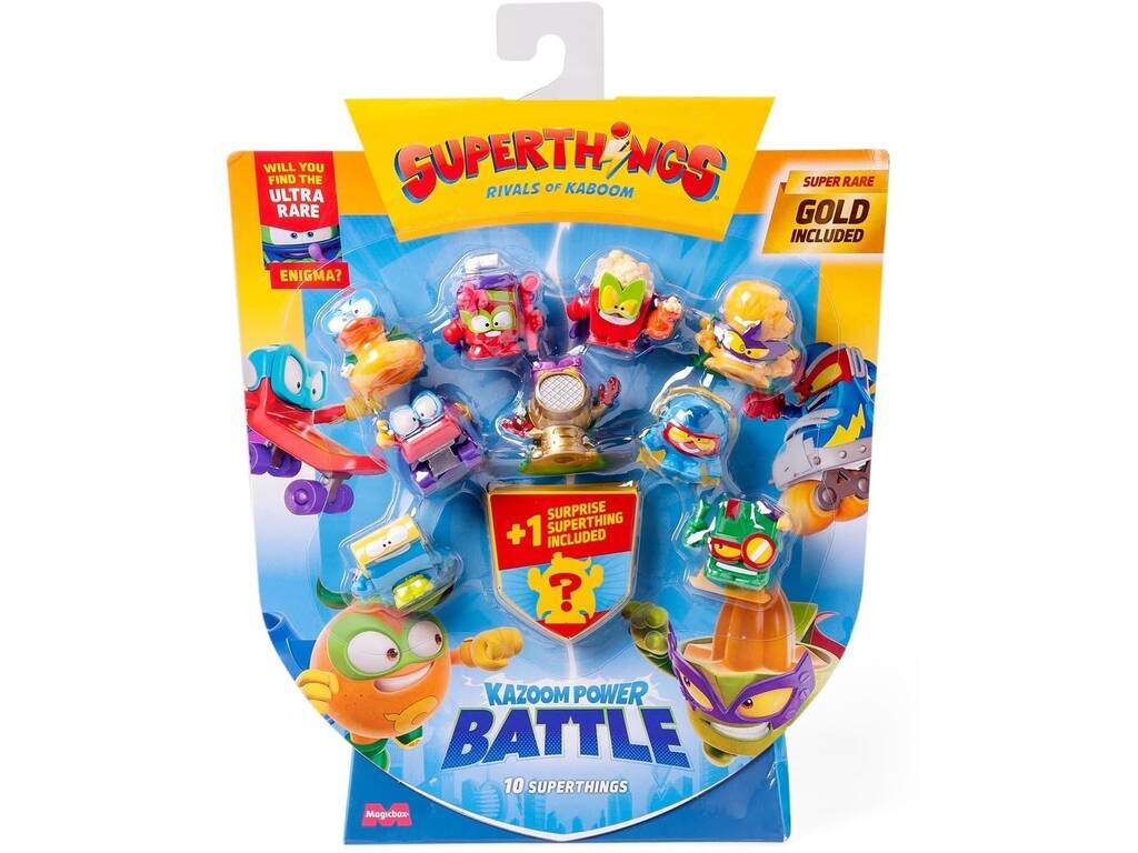 SuperThings Rivals Of Kaboom Kazoom Power Battle Pack 10 Figuras Magic Box PST15B016IN00