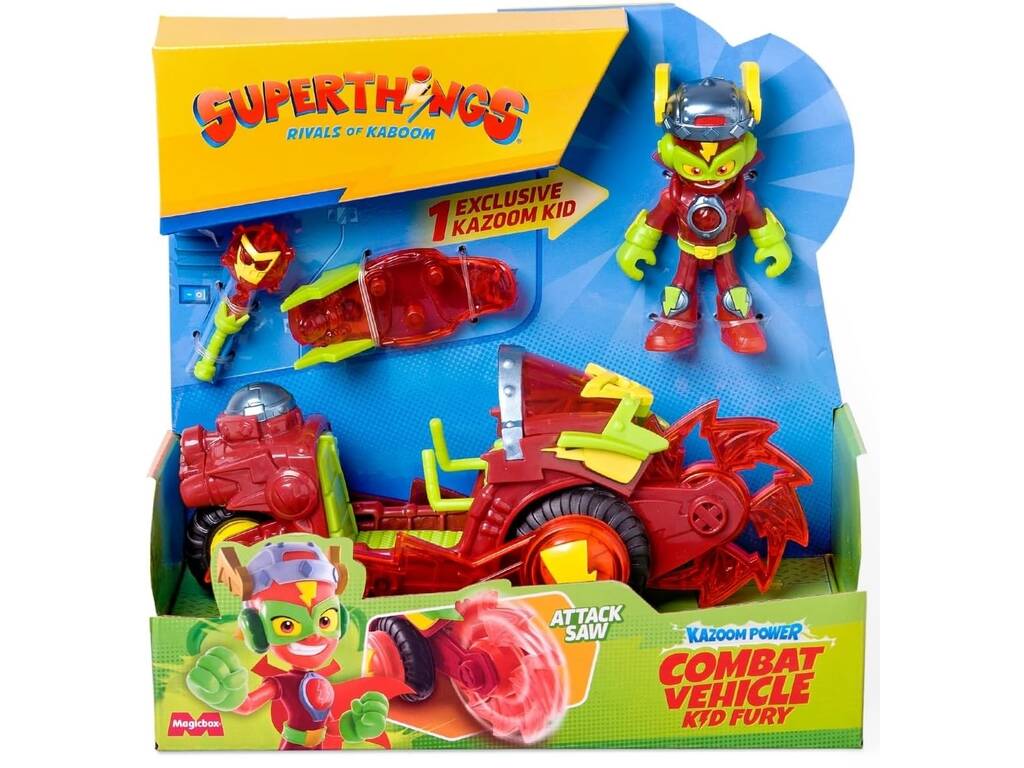 SuperThings Rivals Of Kaboom Kazoom Power Combat Vehicle Kid Fury Magic Box PSTSP116IN200