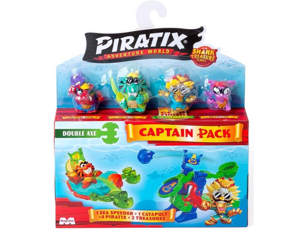 Piratix Requin Trésor Capitaine Pack Boîte Magique PPX2B616IN00