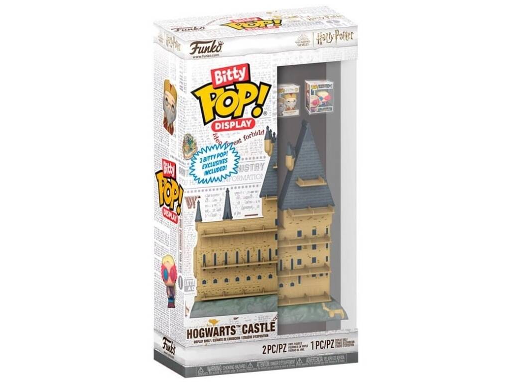 Funko Pop Bitty Harry Potter Display Castillo de Hogwarts con 2 Figuras Exclusivas 81294