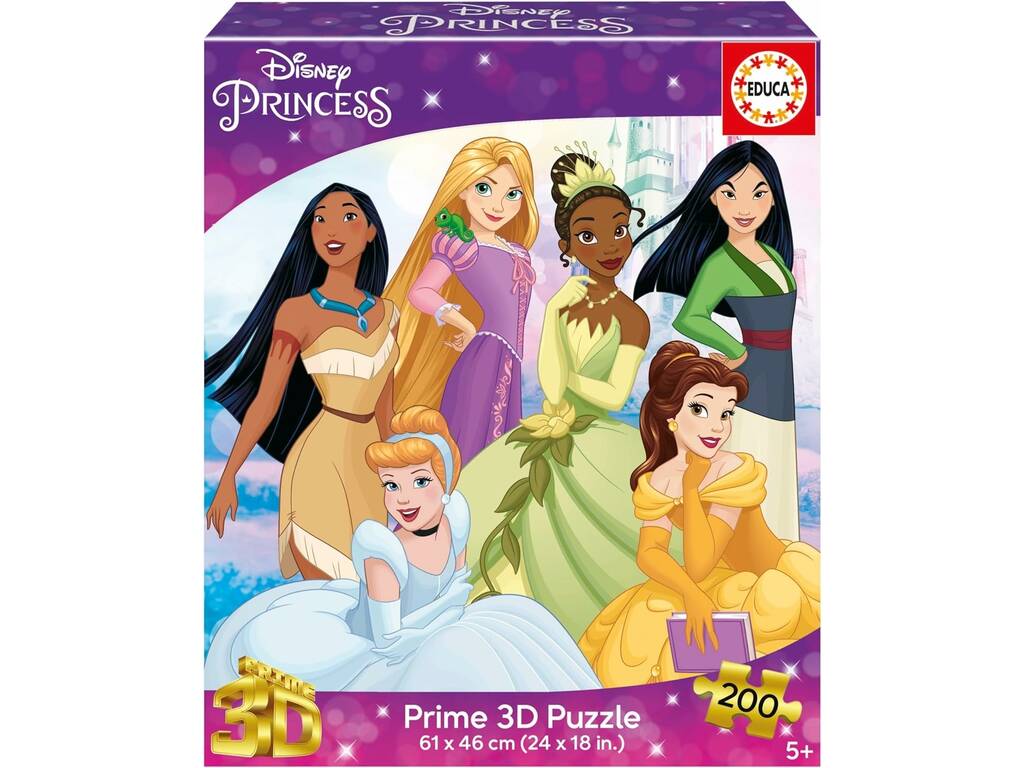 Puzzle Disney Princess Prime 3D 200 pièces