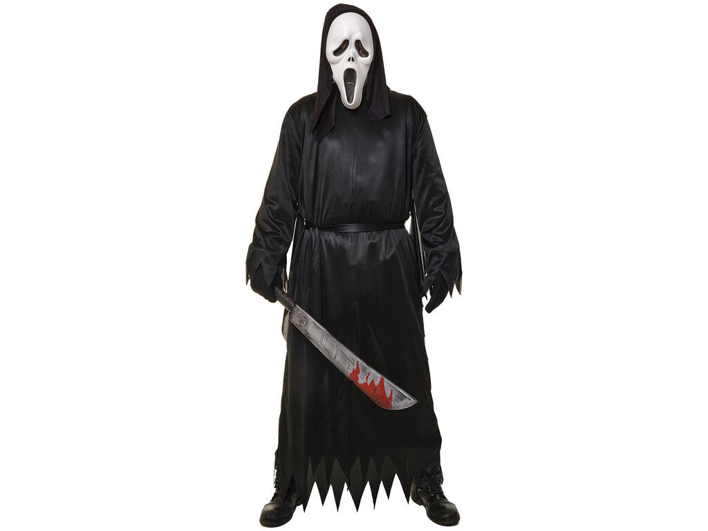 Costume adulto Fantasma Scream Taglia Unica Rubies S8885