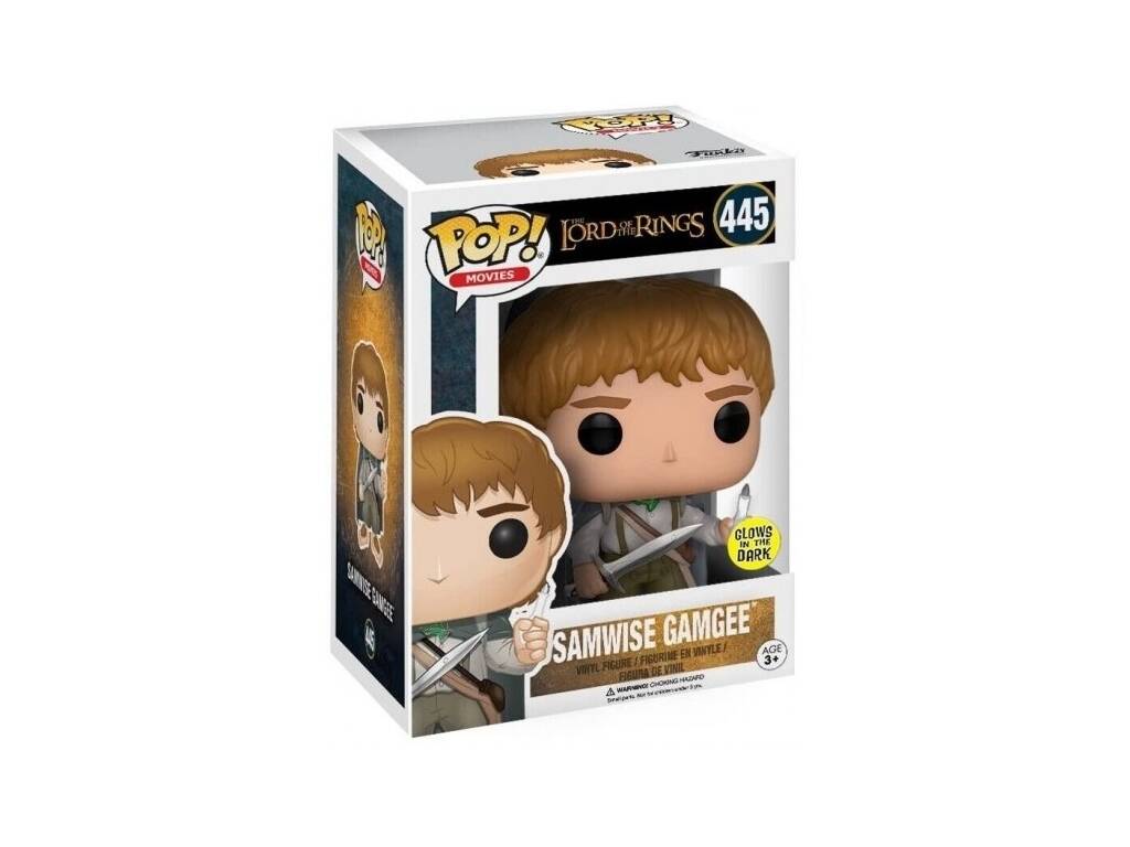 Funko Pop Movies O Senhor dos Anéis Figura Samwise Gamgee Brilha no Escuro 13553