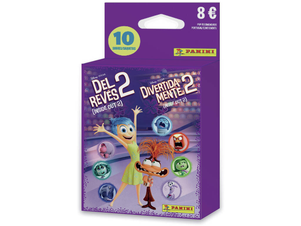 Inside Out 2 Ecoblister com 10 Saquetas Panini