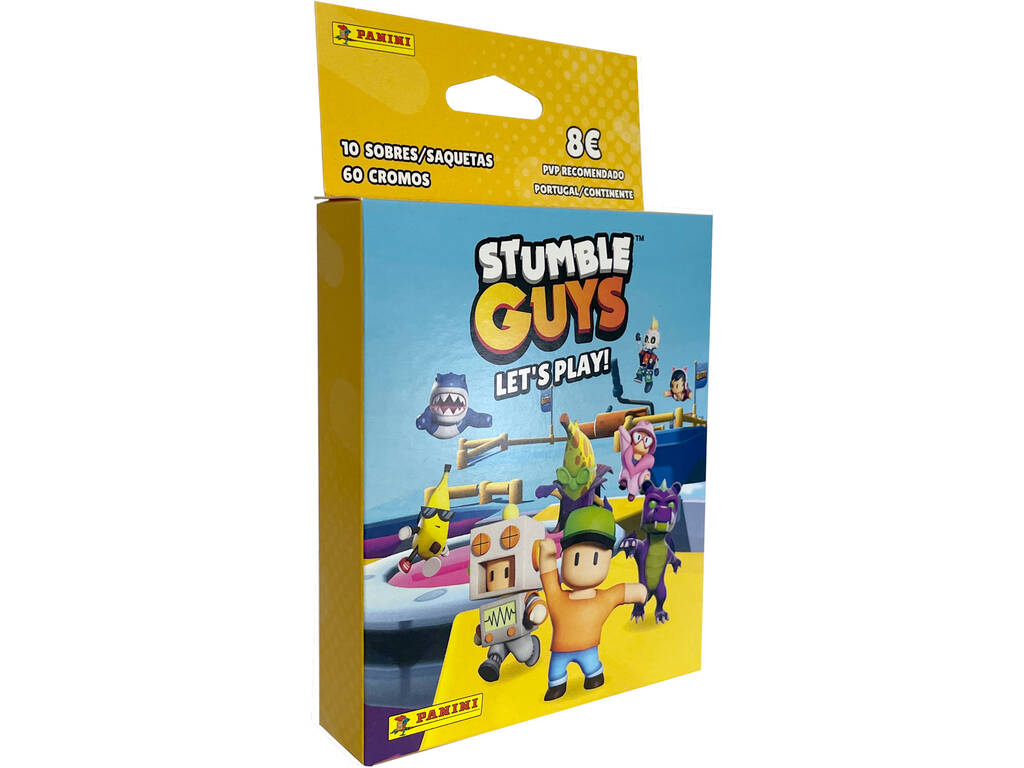 Stumble Guys Ecoblister mit 10 Panini-Packs