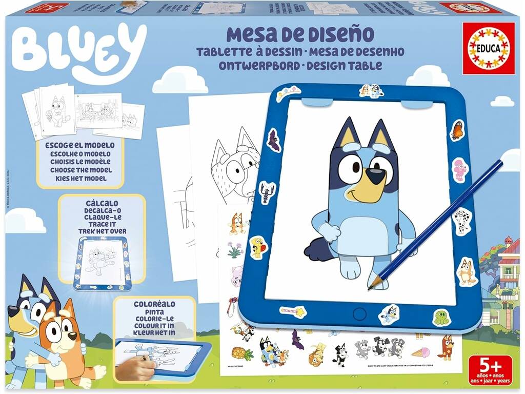 Bluey Mesa De Diseño Educa 20005