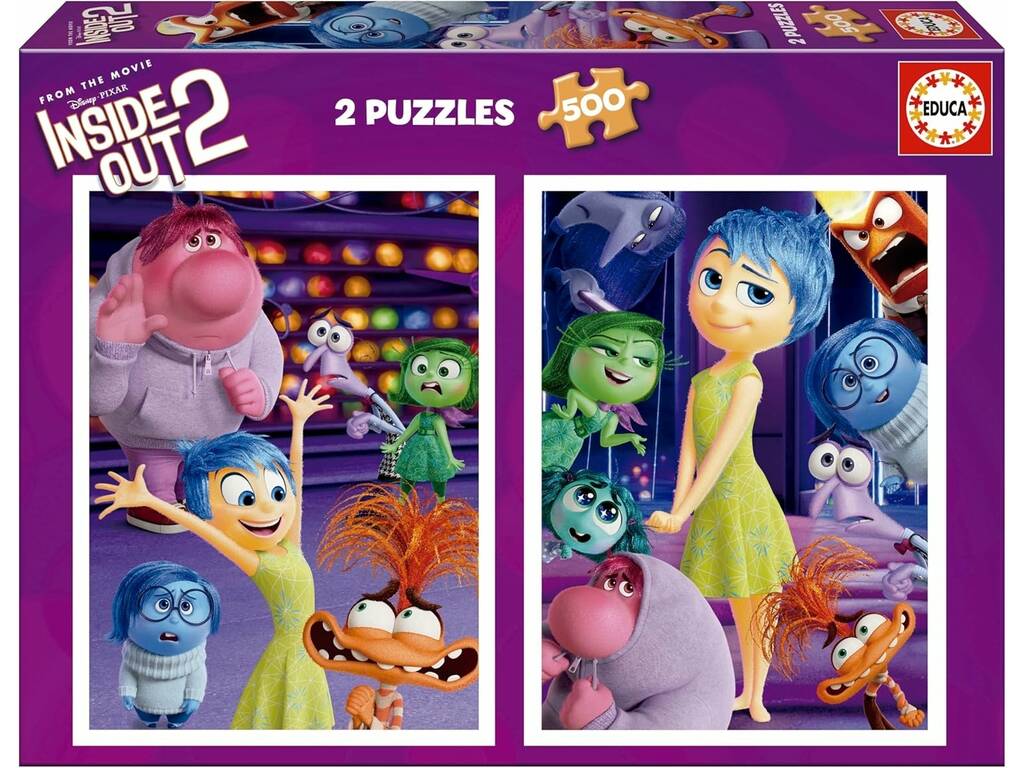 Puzzle 2x500 Inside Out 2 Educa 20101