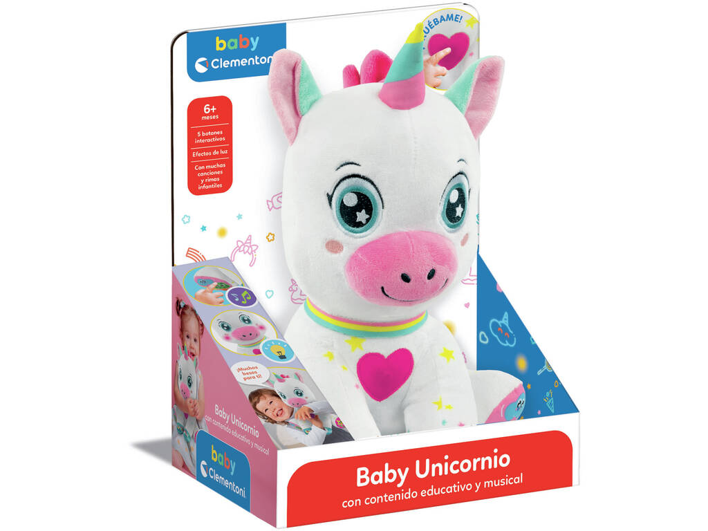 Baby Unicornio Interactivo Clementoni 55556