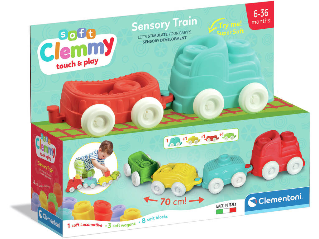 Clemmy Soft Comboio Sensorial Clementoni 17961