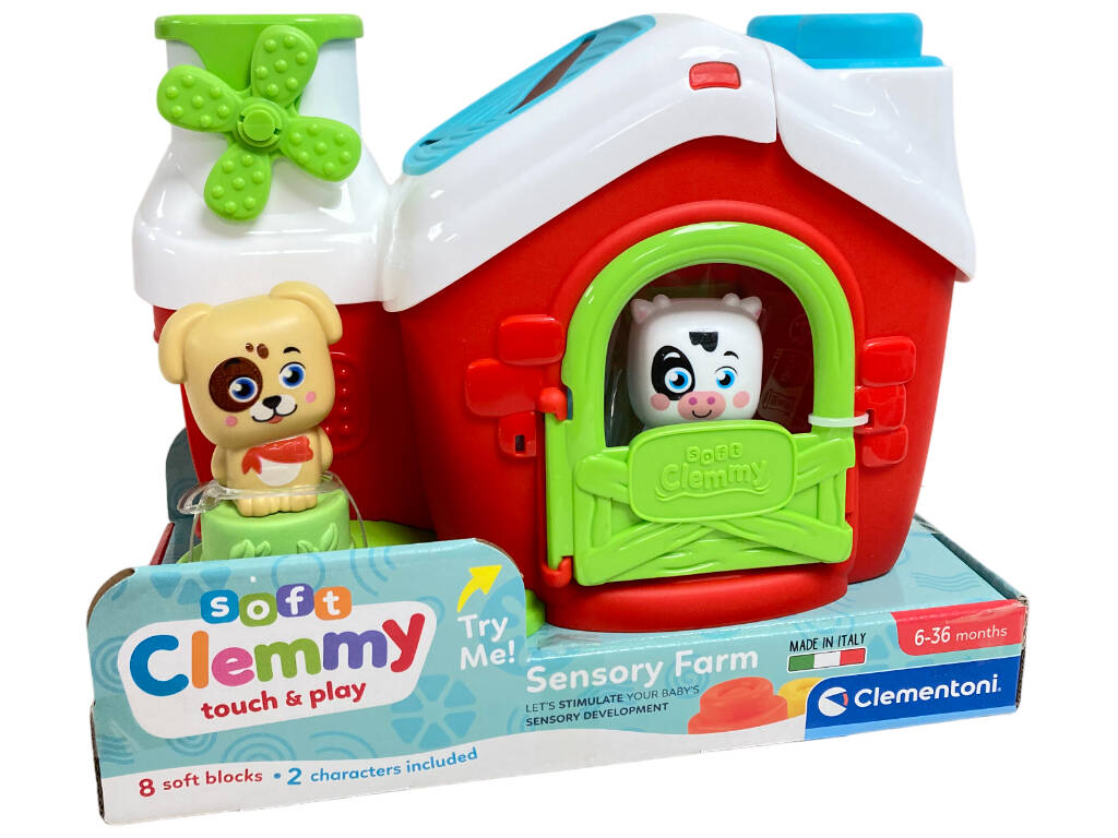 Clemmy Soft Sensory Farm Clementoni 17993