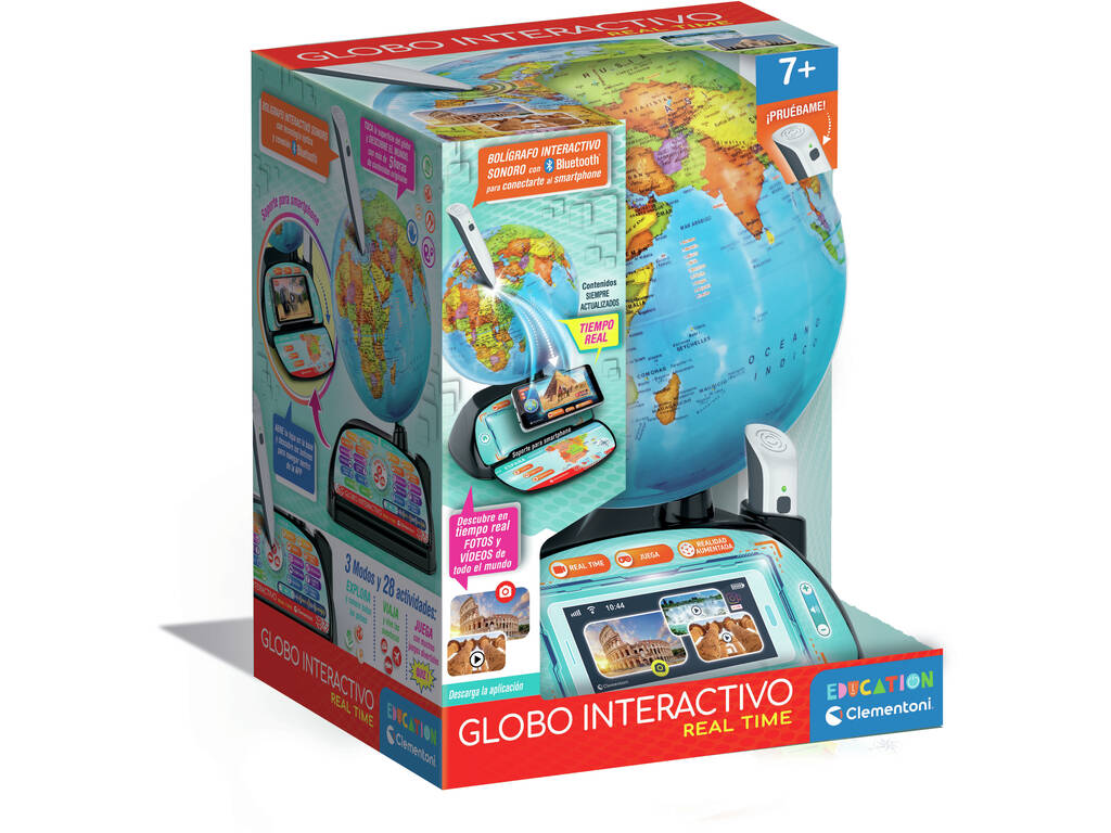 Globo Interactivo Real Time Clementoni 55523