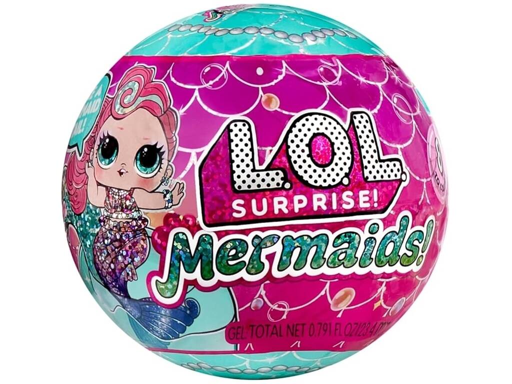 LOL Surprise Mermaids Boneca Surpresa com Acessórios