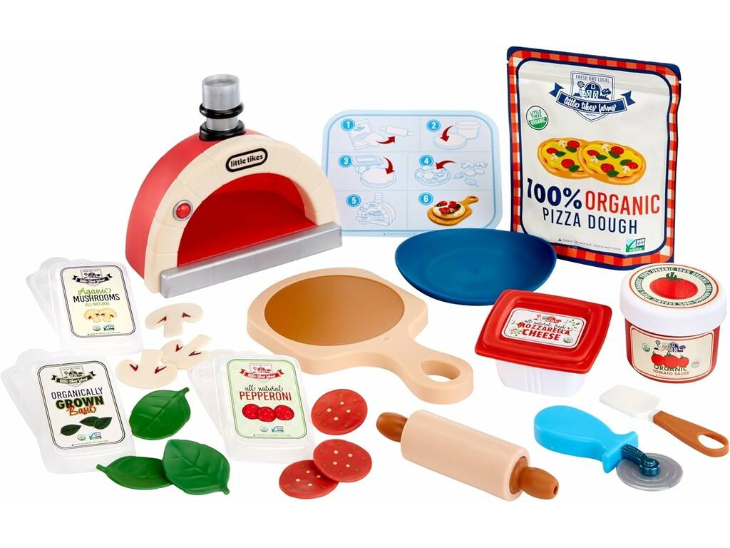 Creative Chefs Kit para Pizza Little Tikes con Accesorios