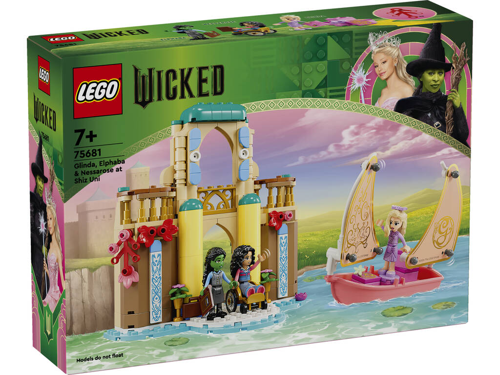 Lego Wicked Glinda, Elphaba e Nessarose na Shiz University 75681