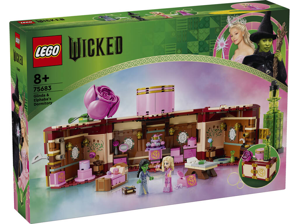 Chambre à coucher Lego Wicked Glinda et Elphaba 75683