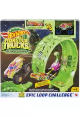 Hot Wheels Monster Trucks Glow In The Dark Reto de Loopings Épicos Mattel HBN02