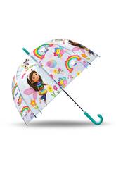 Gabby's Doll's House Parapluie transparent 46 cm. Enfants GD00018