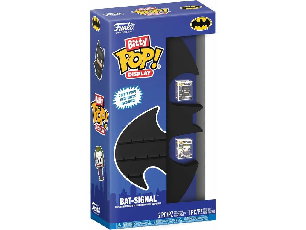 Funko Pop Bitty Batman Display Bat-Signal con 2 figure esclusive 81290