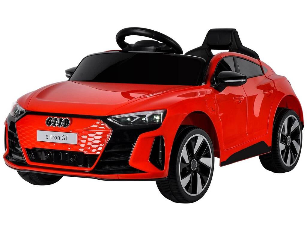 Audi E-Tron GT voiture décapotable 12V rouge avec radiocommande