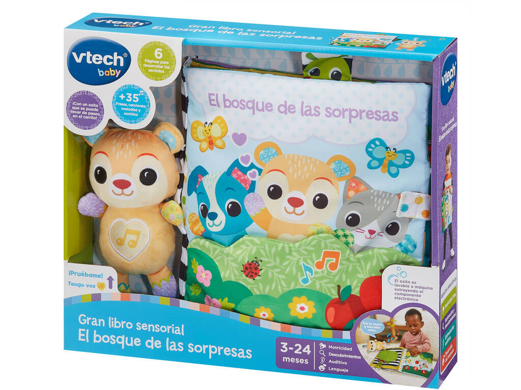 Il grande libro sensoriale La Foresta delle Sorprese Vtech 80-574322