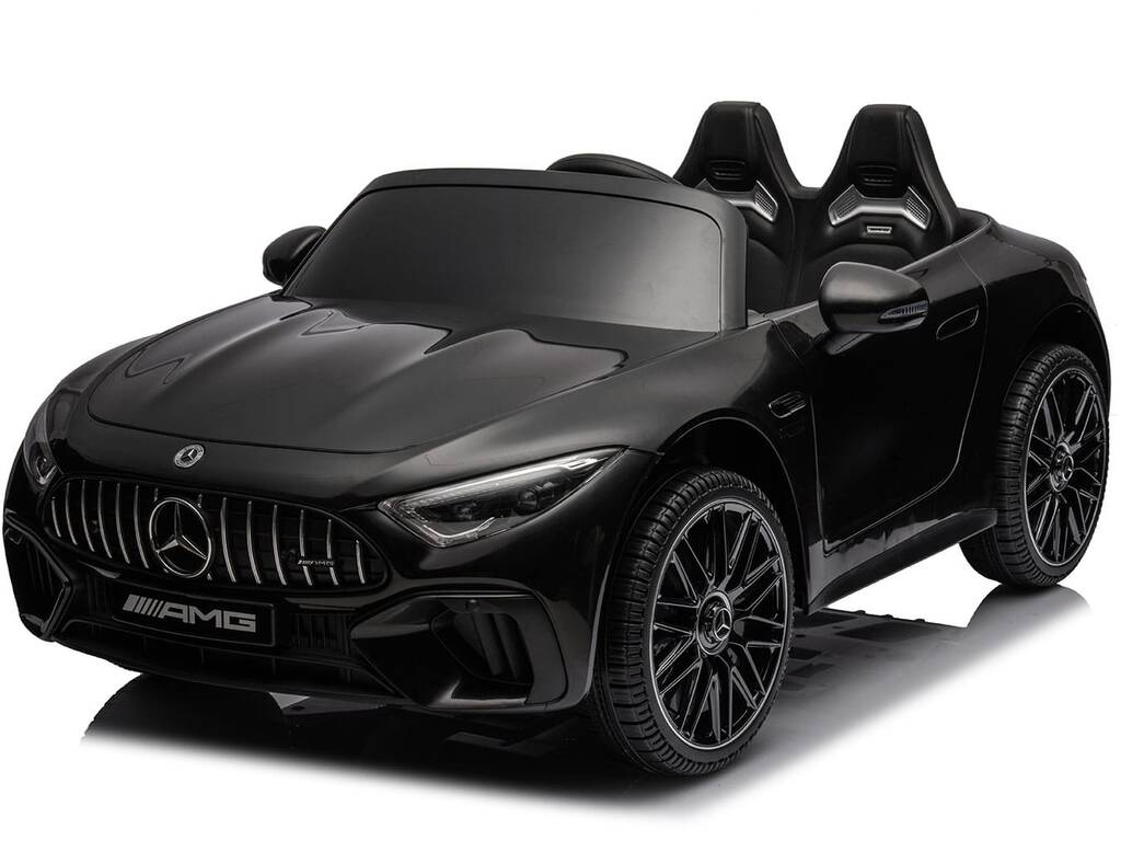 Coche Descapotable Mercedes AMG SL63 Negro de 12V con Radio Control