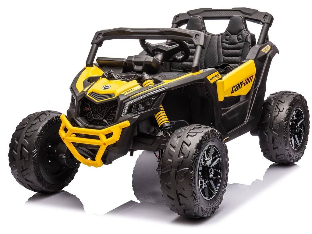 Coche Descapotable Buggy Maverick Amarillo de 24V con Radio Control