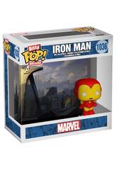 imagen Funko Bitty Pop Deluxe Marvel Figura Iron Man Avengers Tower 81301IE