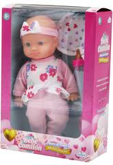 Mueca Beb Comiln Pijama Rosa de 22 cm con Bibern