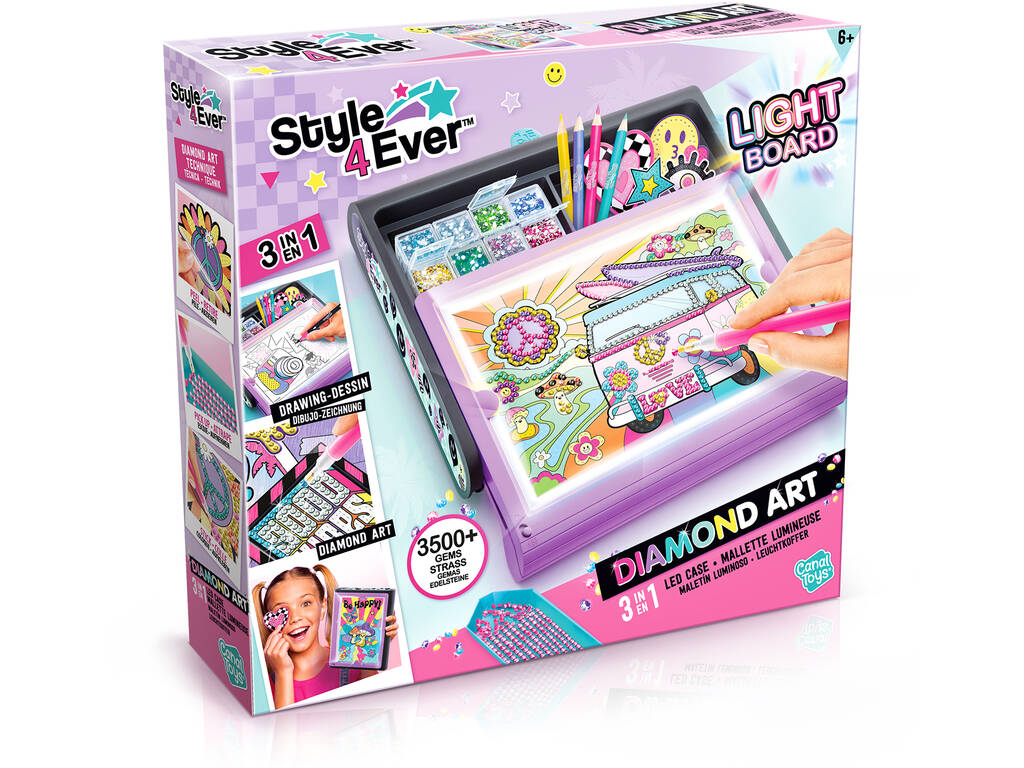 Style 4 Ever Maletín Luminoso 3 en 1 Canal Toys OFG300