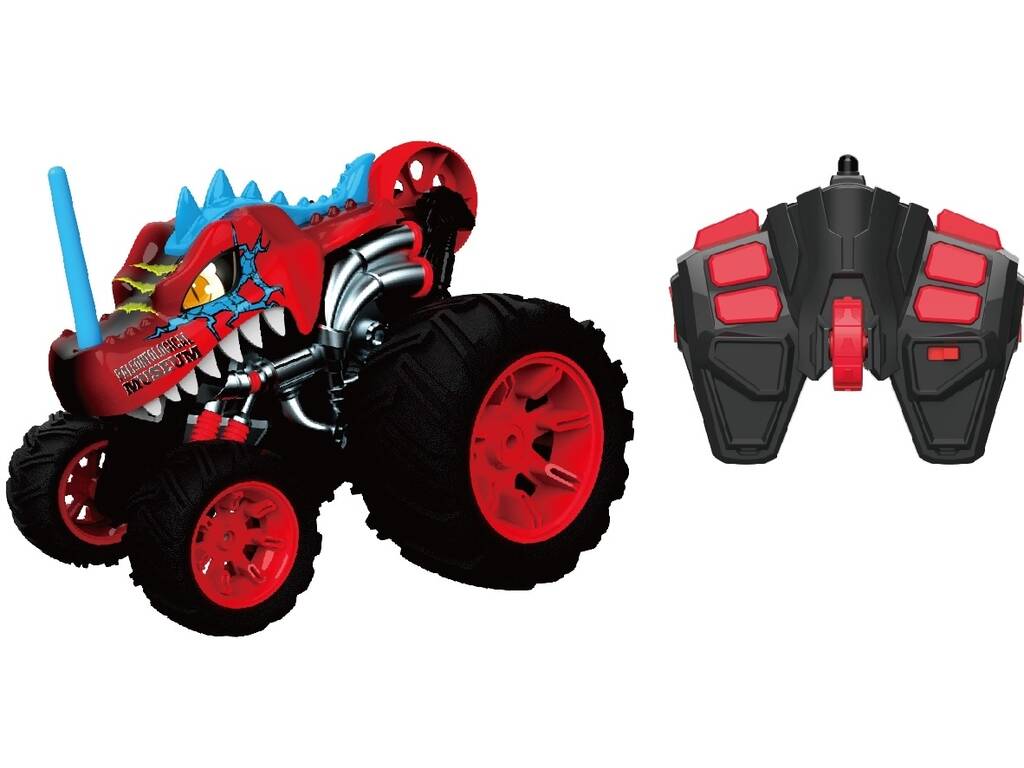 Coche Radio Control Crazon Rolling Stunt Car Cocodrilo Rojo