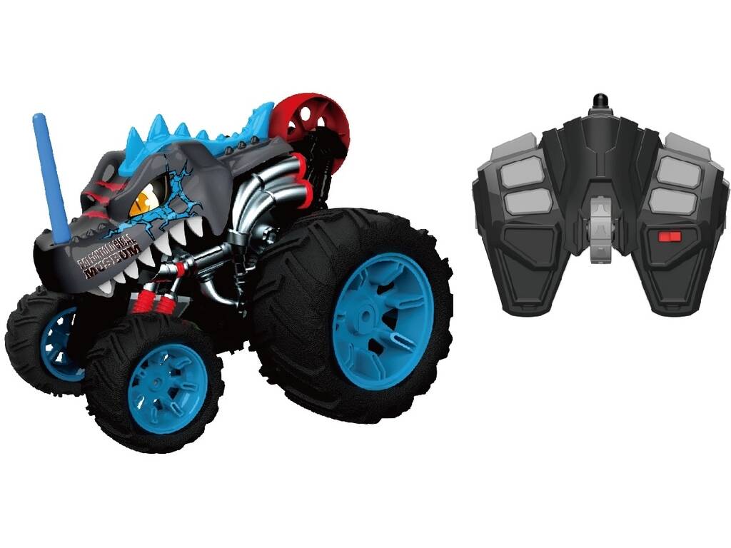 Coche Radio Control Crazon Rolling Stunt Car Cocodrilo Negro