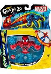 Heroes Of Goo Jit Zu Glow Surge Marvel Spiderman figure