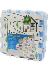 Puzzle Eva Village Road pour bbs 8 pices