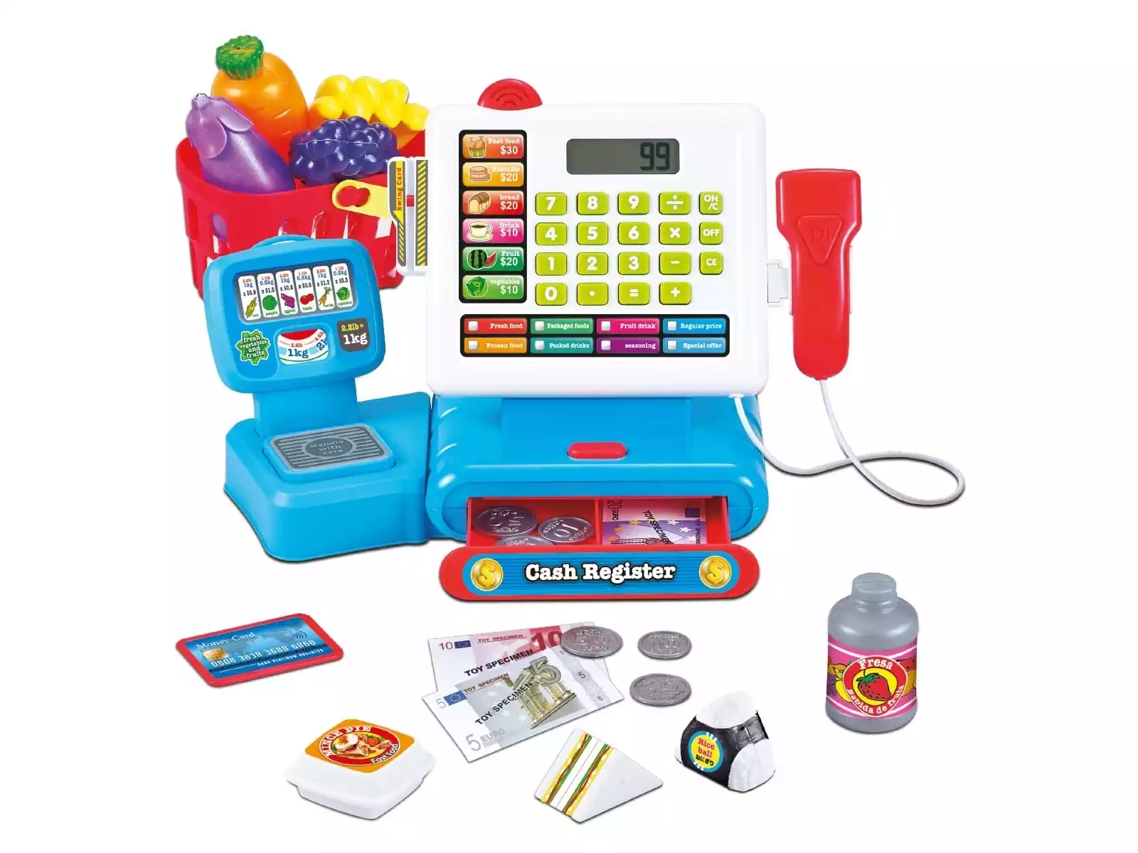 Supermercato Gioco Bambini Anni Negozio Spesa Giocattolo Mini Market  Legno