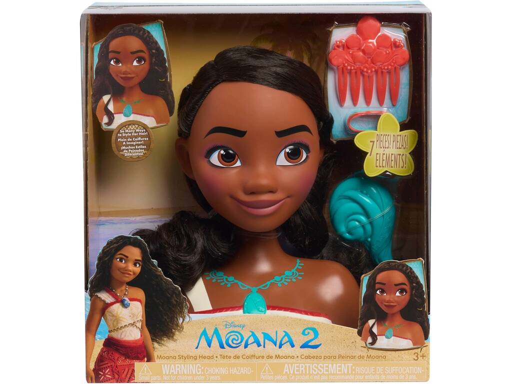 Vaiana 2 Buste à coiffer de Vaiana avec accessoires
