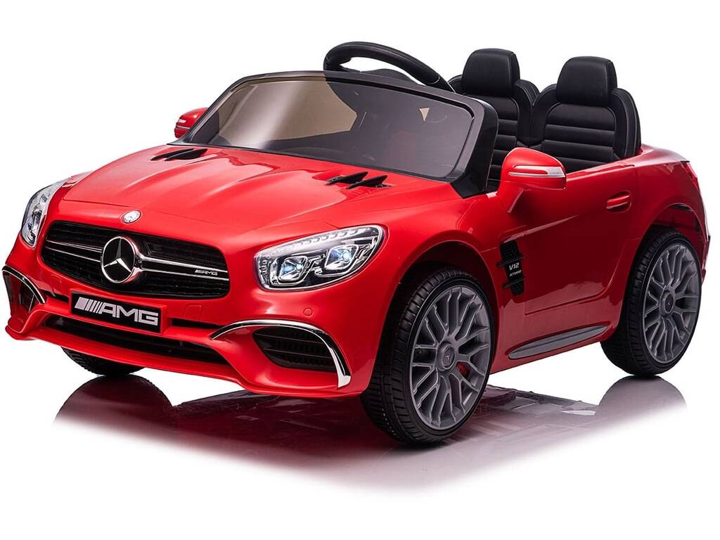 Auto convertibile Mercedes Benz SL65 AMG 12V. Rosso