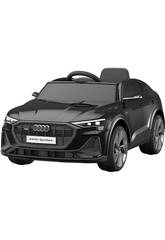 Coche Descapotable Audi E-Tron Sportback Negro de 12V con Radio Control