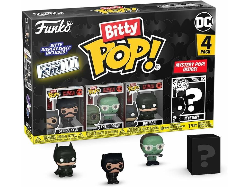 Funko Pop Bitty Batman 85th Pack 4 Mini Figuras 81128PDQ