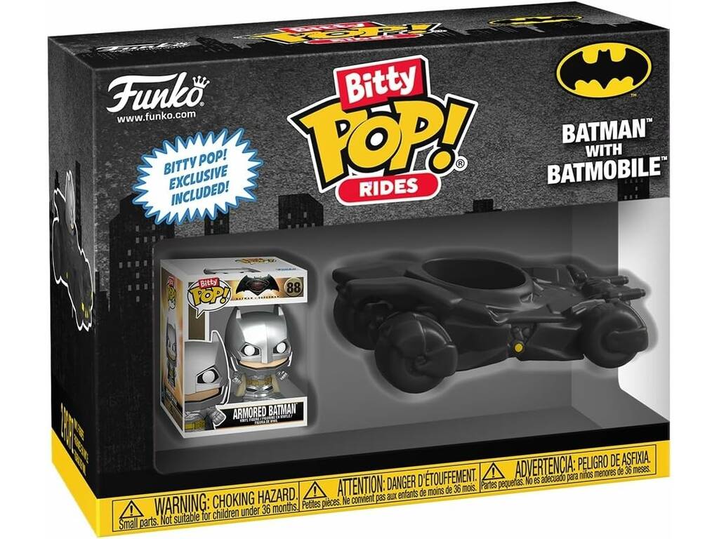 Funko Pop Bitty Rides Batman Figura Batman y Batmobile 83621