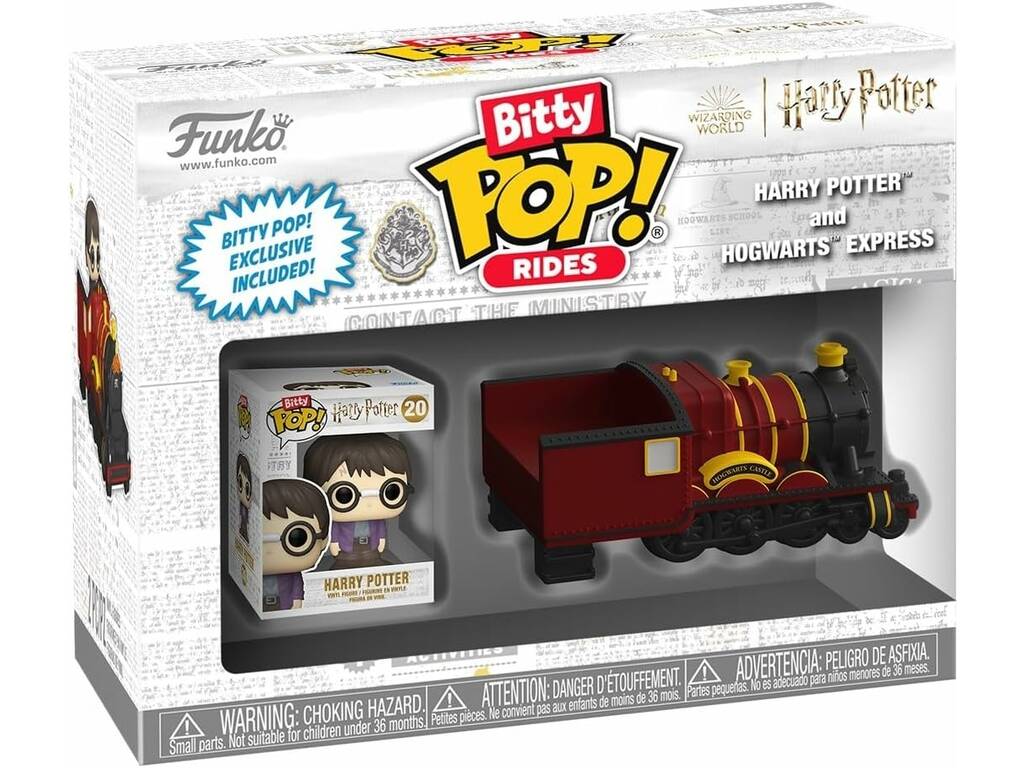 Funko Pop Bitty Rides Harry Potter Figura Harry Potter y Hogwarts Express 83622