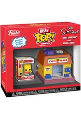 imagen Funko Pop Bitty Towns The Simpsons Figura Bart Simpson y Kwik-E-Mart 83684