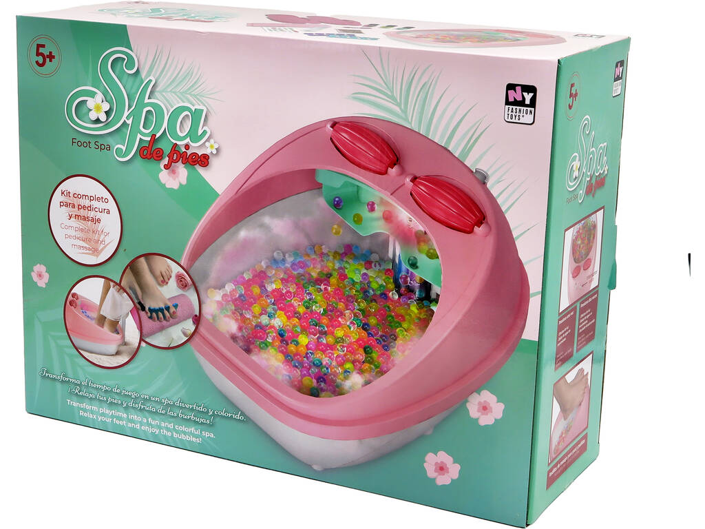 Spa de Pies con Bombitas de Agua y Accesorios