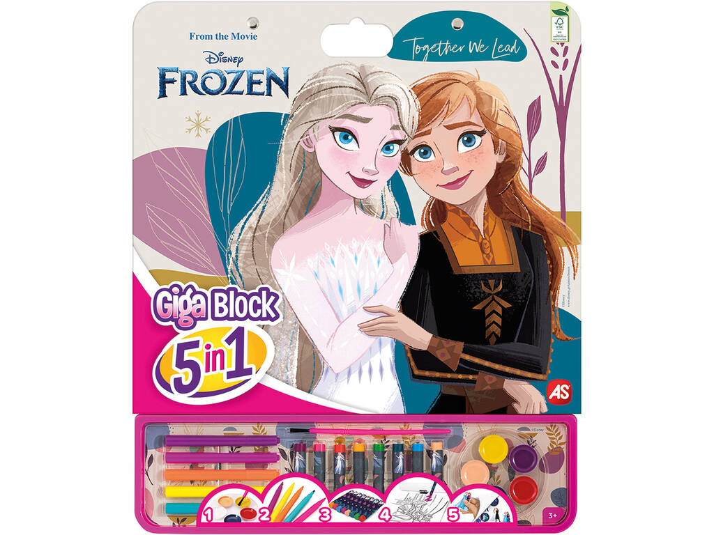 Frozen Giga Block der 5-in-1 Aktivitäten Cefa Toys 21882